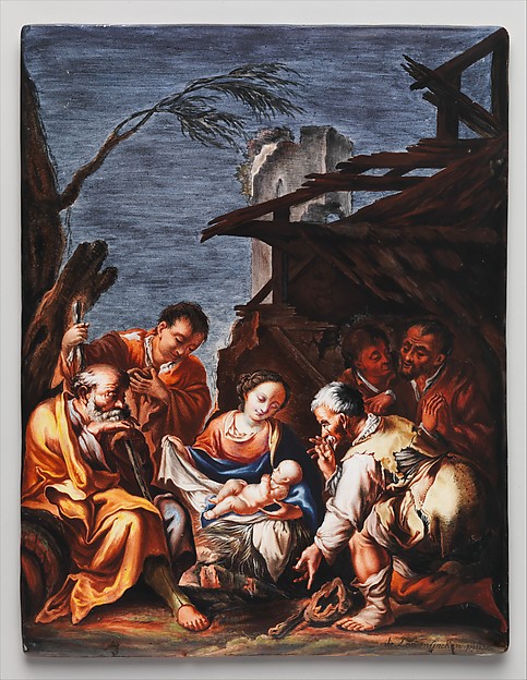 Adoration of the Shepherds by Adam Friedrich von Löwenfinck