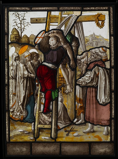 The Descent from the Cross (one of a set of 12 scenes from The Life of Christ) by Anonymous