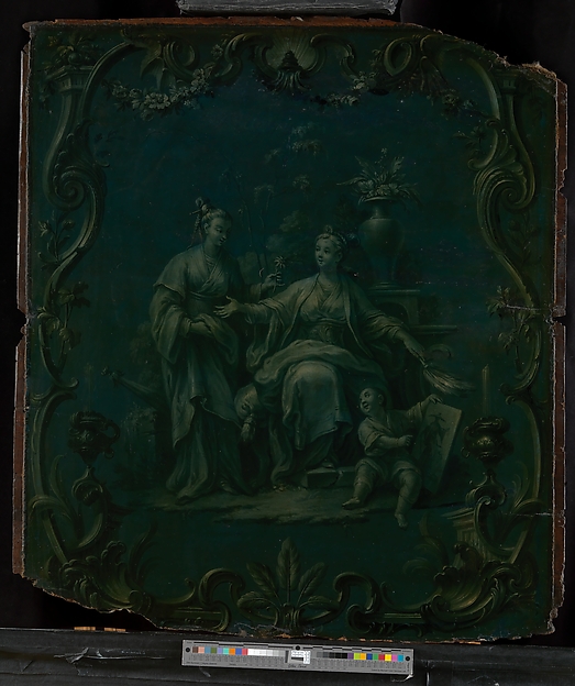 Panel (from a sedan chair (?))