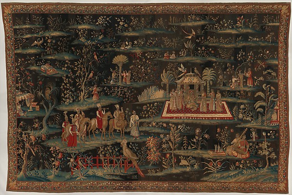 John Vanderbank, The Concert from a set of Tapestries "After the Indian Manner"