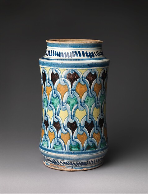 Storage jar (albarello) by an unrecorded maker, The Metropolitan Museum of Art
