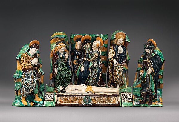 Sculptural group with The Lamentation Over the Dead Christ by an unrecorded maker, The Metropolitan Museum of Art