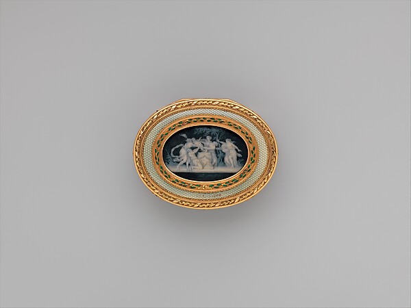 Snuffbox with six allegories of love by Jacques Joseph de Gault, The Metropolitan Museum of Art