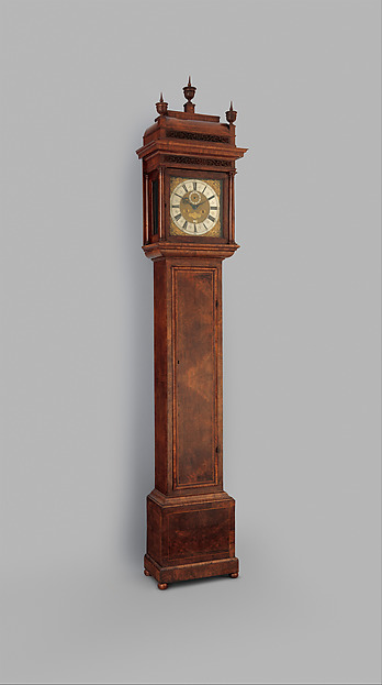 Longcase clock with calendar