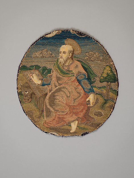 Saint Luke (one of four) by Anonymous