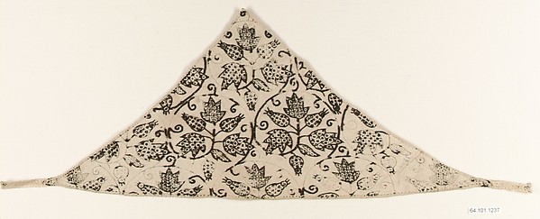 Forehead cloth by an unrecorded maker, The Metropolitan Museum of Art
