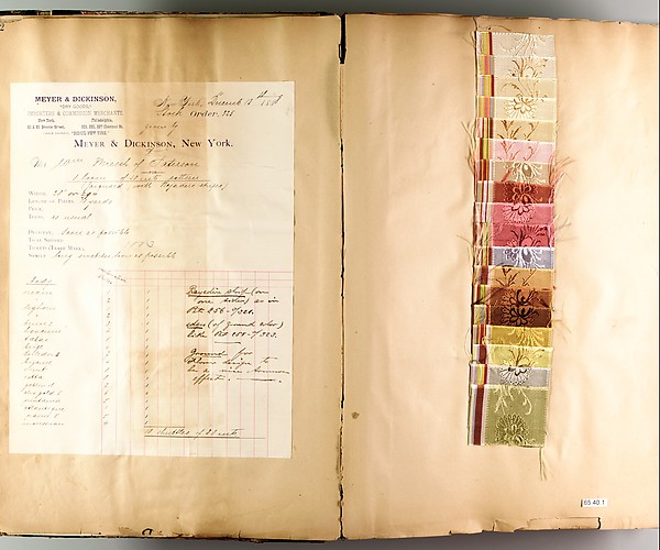 Textile sample book of ribbons by an unrecorded maker, The Metropolitan Museum of Art