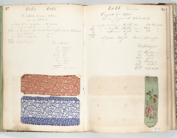 Textile Sample Book by an unrecorded maker, The Metropolitan Museum of Art