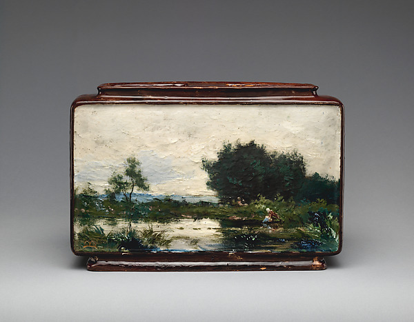 Jardinière with landscape by Haviland & Co., The Metropolitan Museum of Art