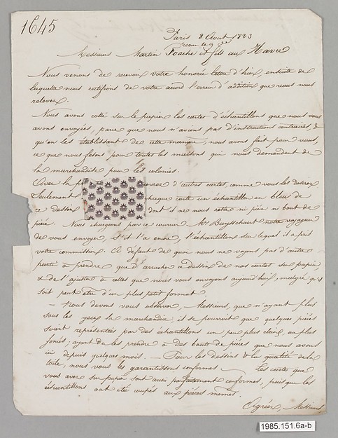 Letter by an unrecorded maker, The Metropolitan Museum of Art