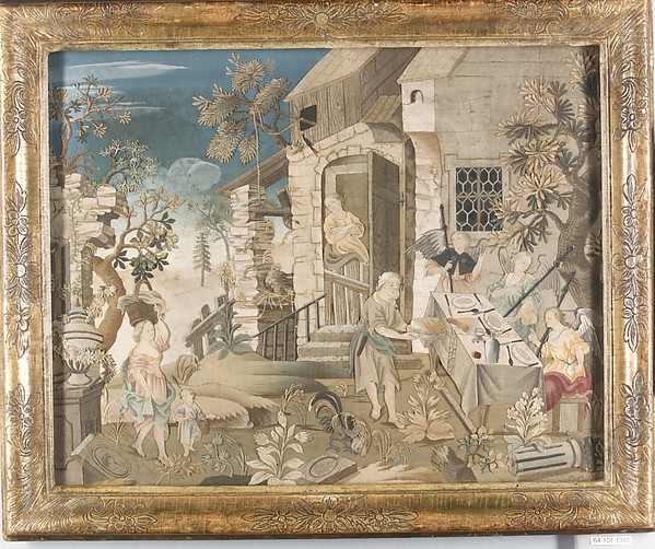 Collage picture with scenes from the story of Abraham by Anonymous