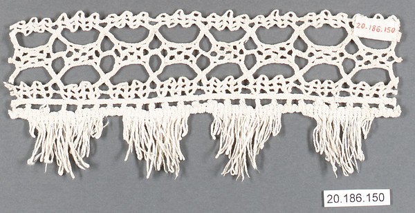 Edging with fringe by an unrecorded maker, The Metropolitan Museum of Art