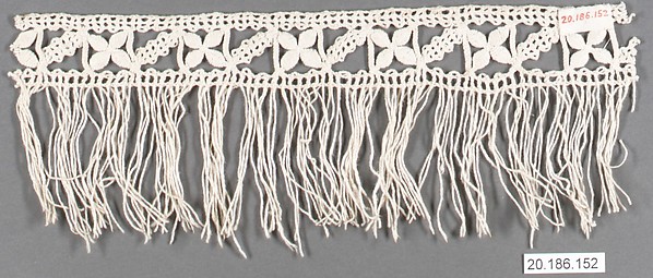 Edging with fringe by an unrecorded maker, The Metropolitan Museum of Art
