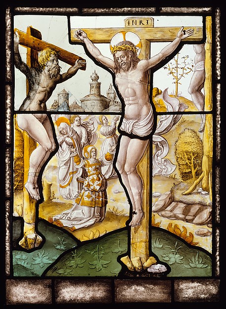 The Crucifixion (one of a set of 12 scenes from The Life of Christ) by Anonymous
