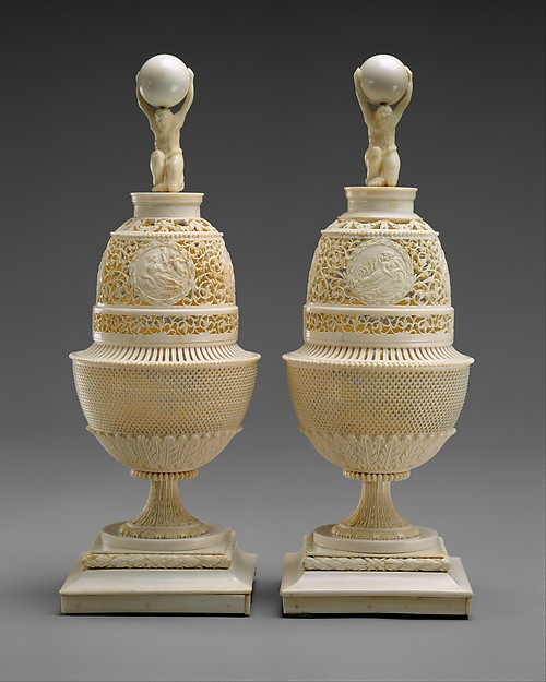 Pair of vases by Nikolai Stepanovich Vereshchagin, The Metropolitan Museum of Art