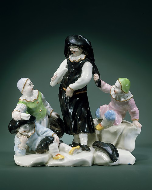 Capodimonte Porcelain Manufactory, Scaramouche with Children