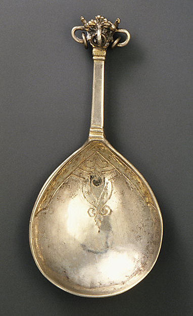 Crown-top spoon (one of three) by an unrecorded maker, The Metropolitan Museum of Art