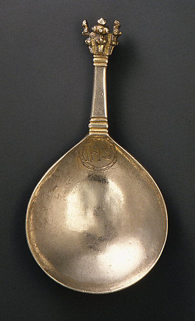 Crown-top spoon (one of three) by an unrecorded maker, The Metropolitan Museum of Art