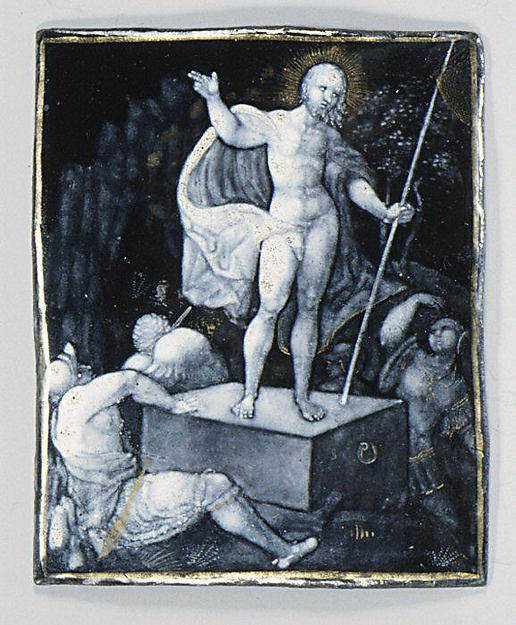 The Resurrection (one of seven) by Jean II Pénicaud
