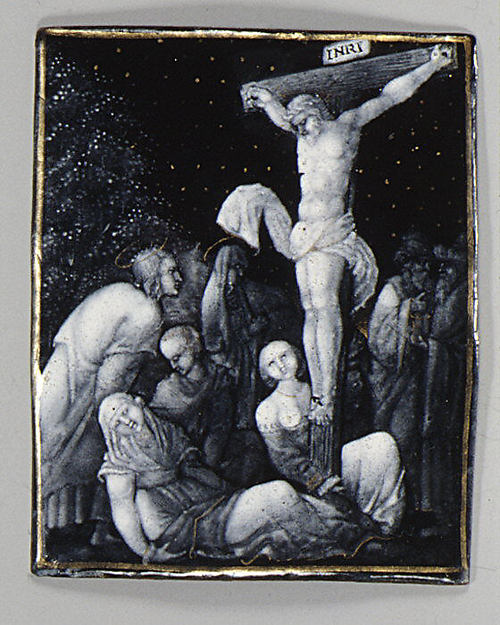 The Crucifixion (one of seven) by Jean II Pénicaud