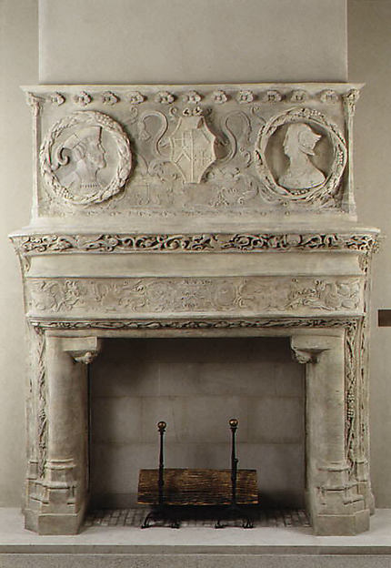 Mantelpiece from the château at Omerville
