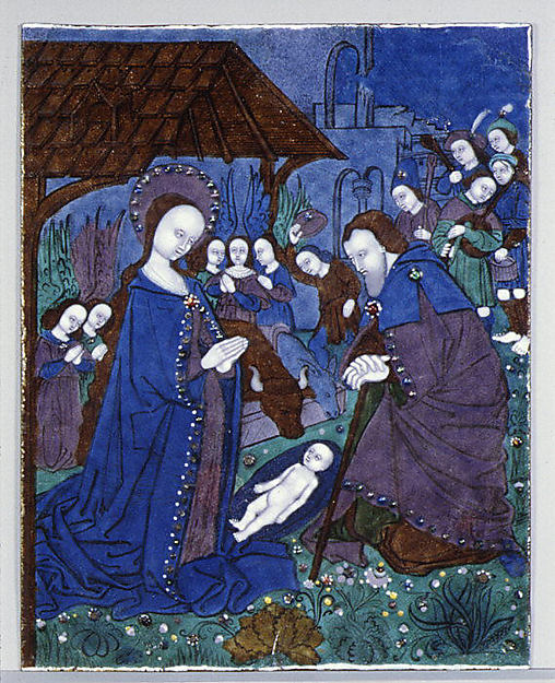 The Adoration of the Shepherds by Workshop of the Master of the High Foreheads