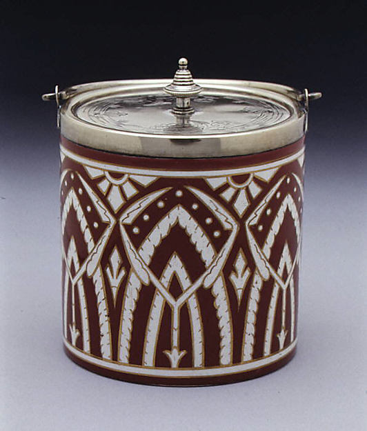 Biscuit box with cover by Christopher Dresser, The Metropolitan Museum of Art