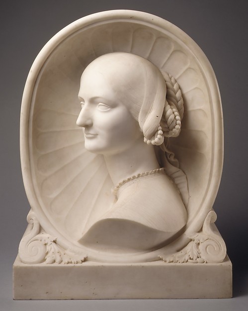 Portrait of a young woman by Henri-Baron de Triqueti