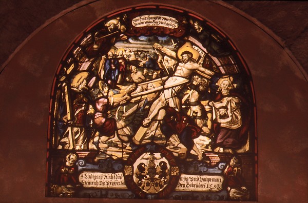 The Raising of the Cross by Franz Fallenter