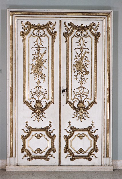 Jean François Cuvilliés the Elder, Four doors with trims and one set of entre-portes