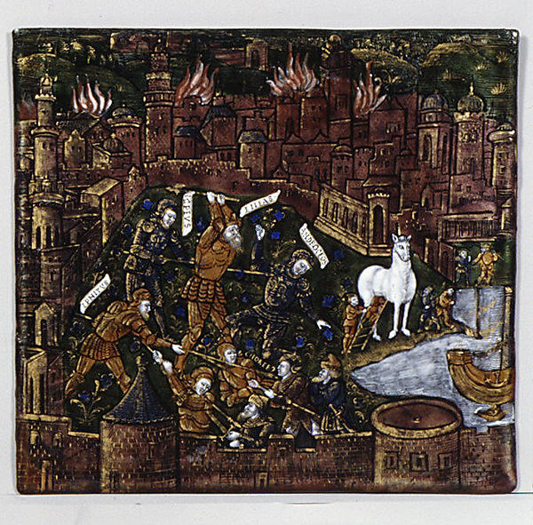 The Trojans Defend Their City; They Kill Androgeos (Aeneid, Book II)