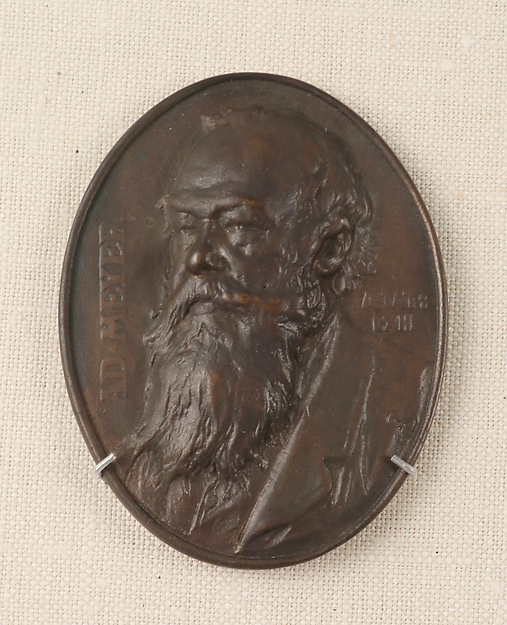 Portrait of Adolf Meyer-Gedanensis, Numismatist, in his 63rd Year