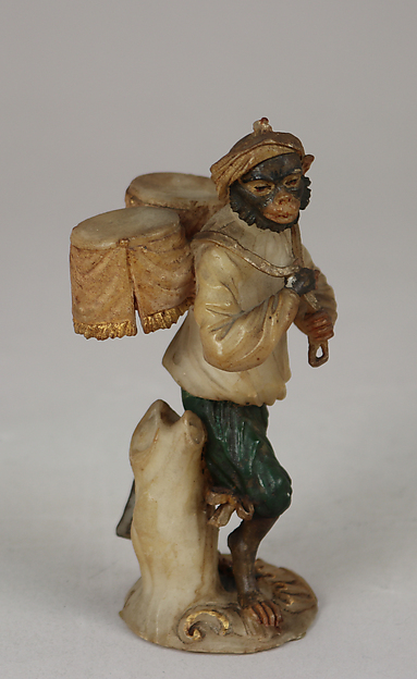 Statuette belonging to a monkey orchestra