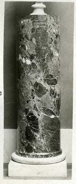 Column with base by an unrecorded maker, The Metropolitan Museum of Art