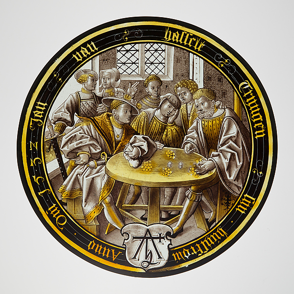 The Prodigal Gambles (one of eight scenes from the story of the Prodigal Son) by Anonymous