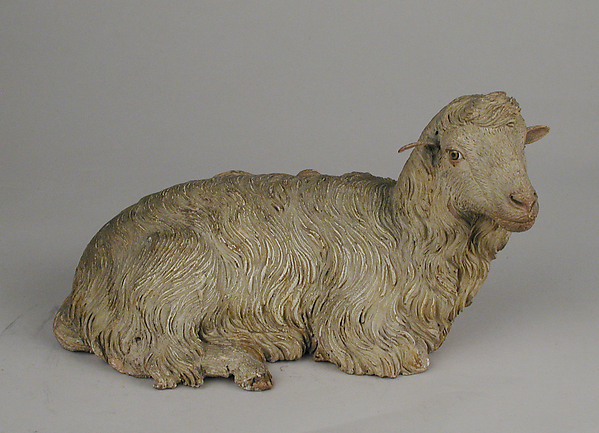Seated sheep by Nicola Vassalo, The Metropolitan Museum of Art