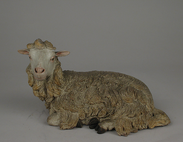 Seated sheep by an unrecorded maker, The Metropolitan Museum of Art
