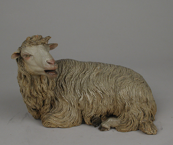 Seated sheep by Nicola Vassalo, The Metropolitan Museum of Art