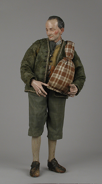 Shepherd with lamb in shoulder bag by an unrecorded maker, The Metropolitan Museum of Art