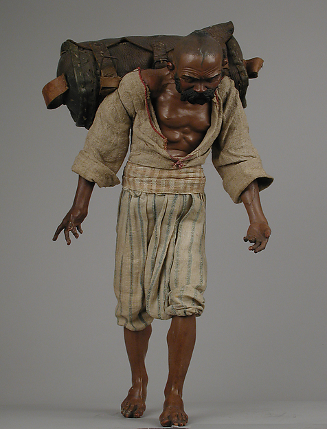 Man with back pack by an unrecorded maker, The Metropolitan Museum of Art