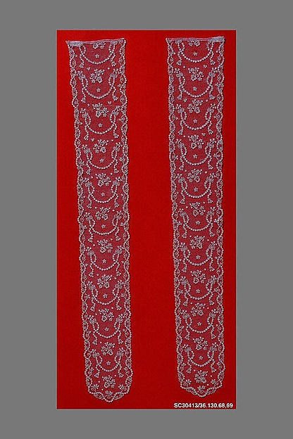 Lappets (one of a pair) by an unrecorded maker, The Metropolitan Museum of Art