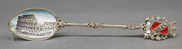 Souvenir spoon with view of Roman Colosseum by an unrecorded maker, The Metropolitan Museum of Art