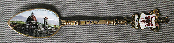 Souvenir spoon with the view of Santa Maria del Fiore by an unrecorded maker, The Metropolitan Museum of Art