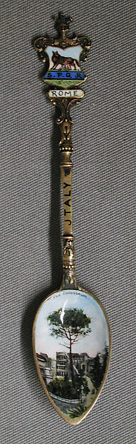 Souvenir spoon with view of the Roman Colosseum by an unrecorded maker, The Metropolitan Museum of Art