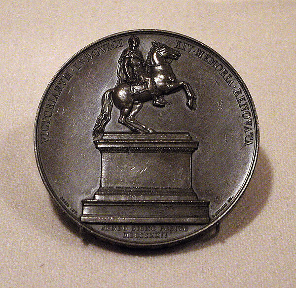 Raymond Gayrard, Medal Commemorating the Replacement of the Statue of Louis XIV in the Place des Victoires