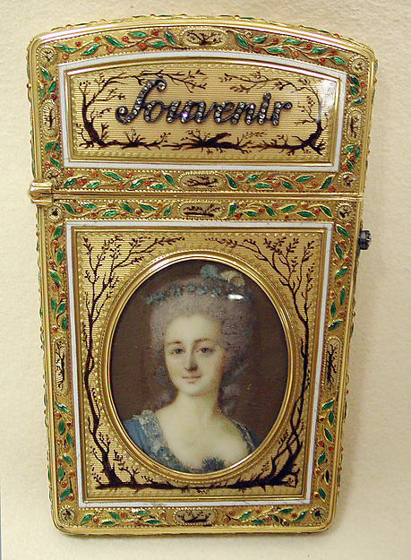Souvenir with portrait of a woman by Gabriel Lebidois, The Metropolitan Museum of Art