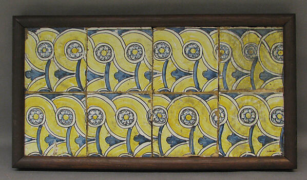 Unknown artist, Panel of tiles (8)