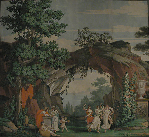Young Girls Dancing before a Grotto by House of Dufour, The Metropolitan Museum of Art