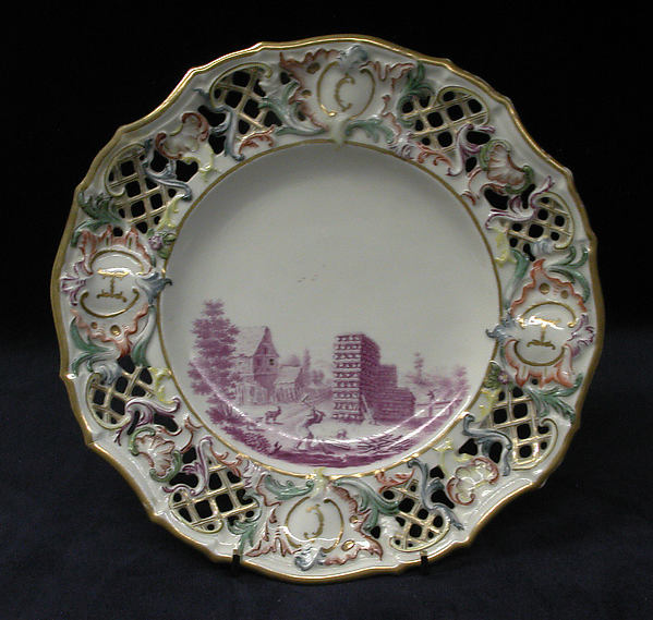Dessert plate by Fürstenberg Porcelain Manufactory, The Metropolitan Museum of Art