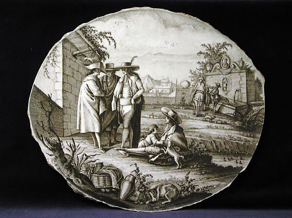 Plaque by Alcora Manufactory, The Metropolitan Museum of Art